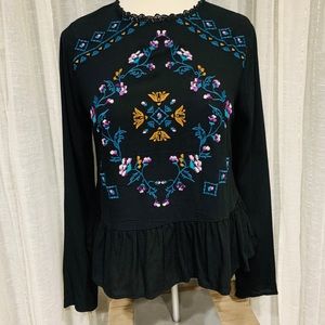 Xhilaration black Long sleeve shirt